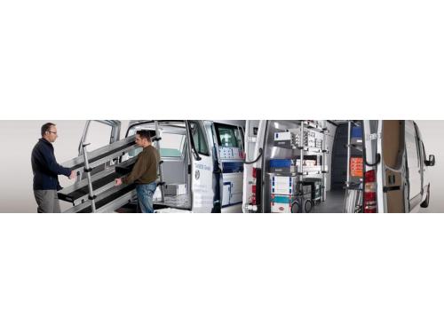 Adaptación furgoneta con almacenamiento